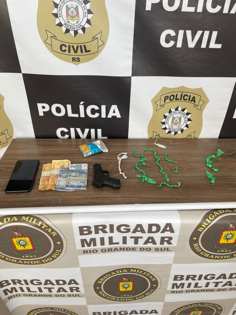 PolÍcia Civil E Brigada Militar Prendem Homem Em Flagrante Por TrÁfico De Drogas Em IbirubÁ